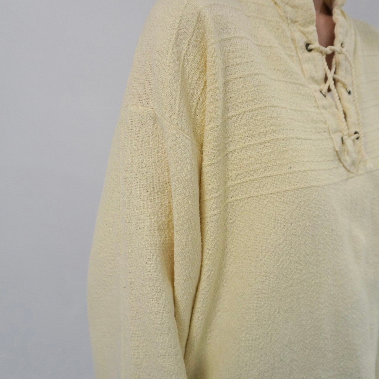 80s Lace up Top