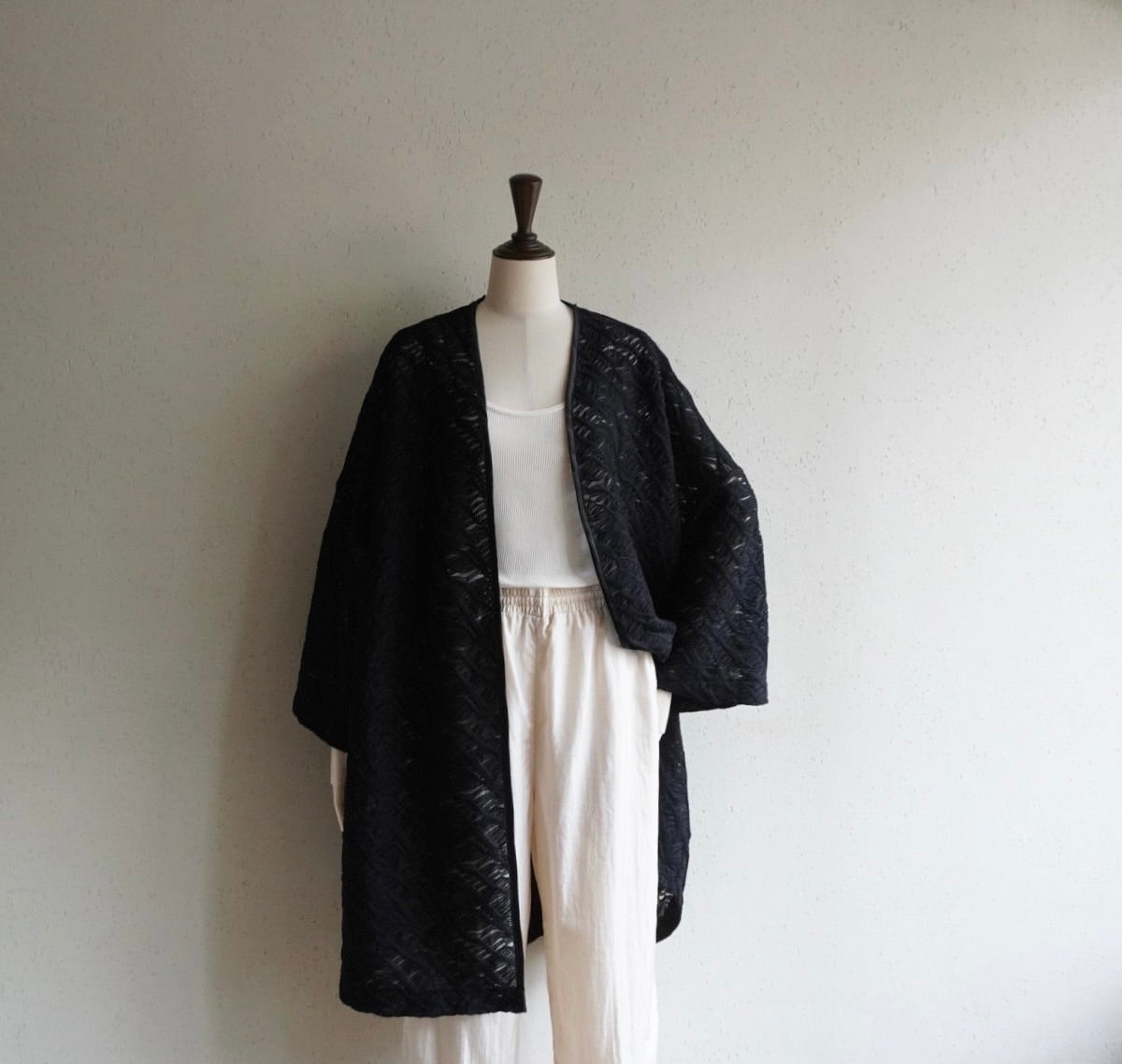 90s Black Robe Made in UK