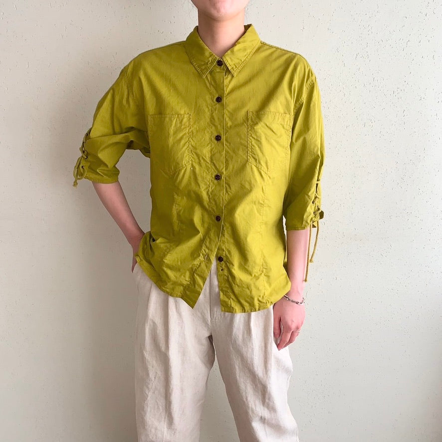 90s EURO Lace Up Shirt