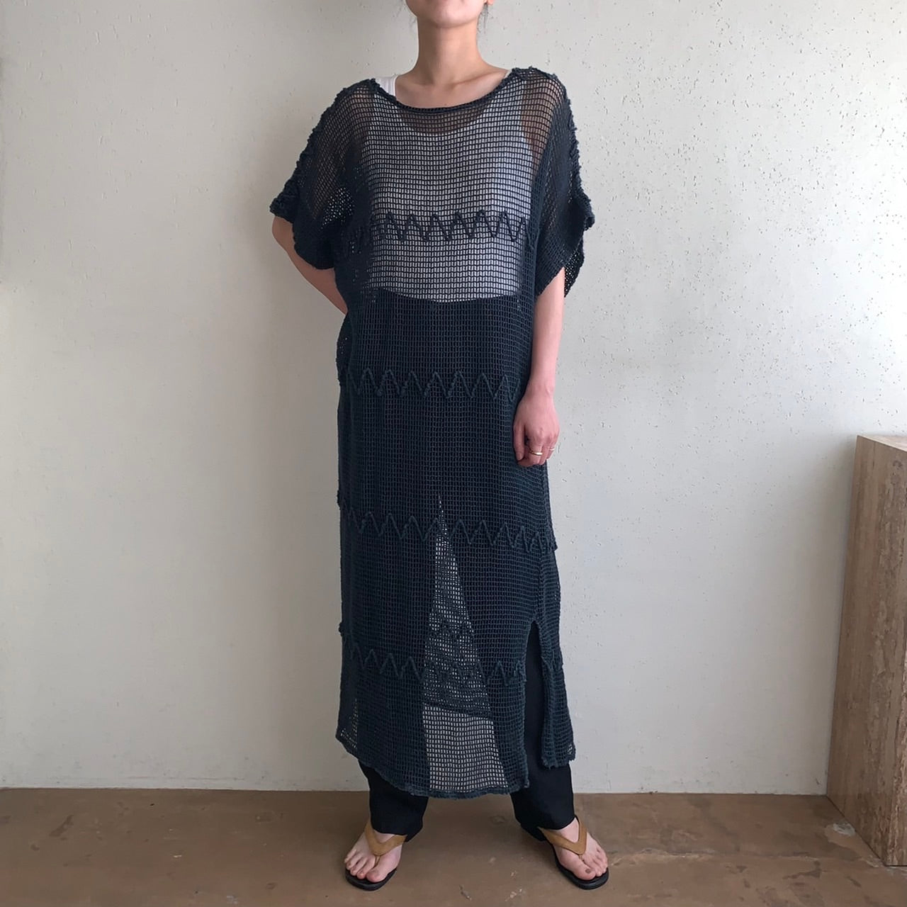90s Crochet Dress Made in USA