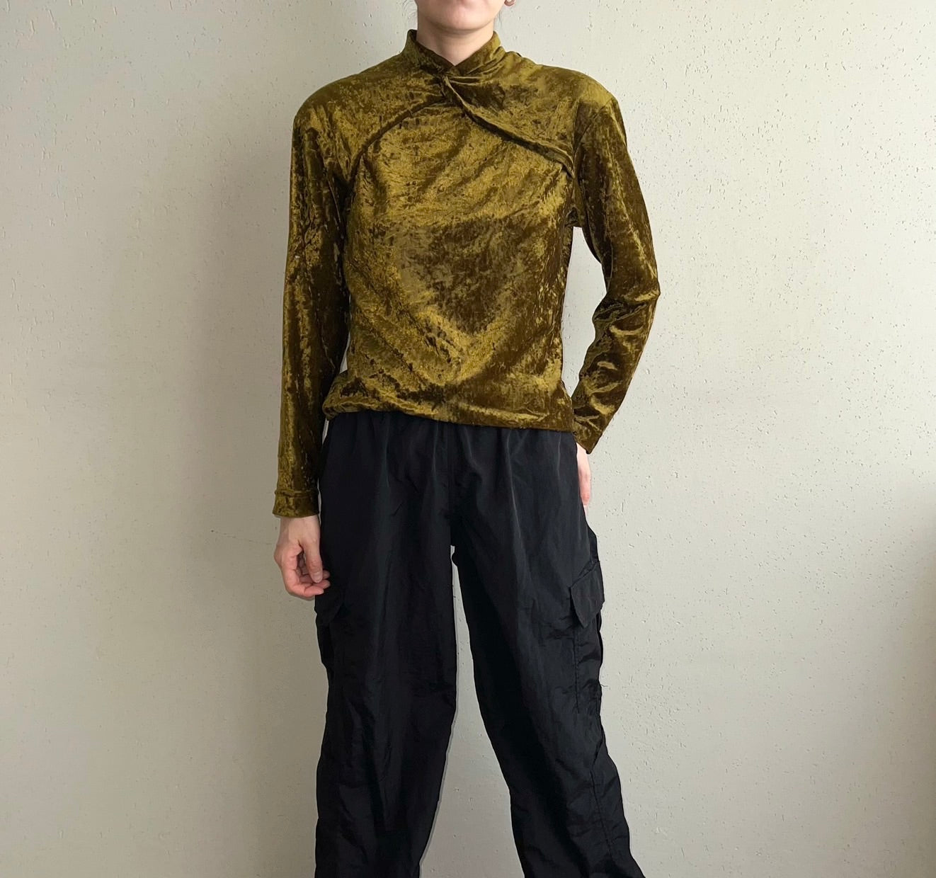 90s Velor Design Top