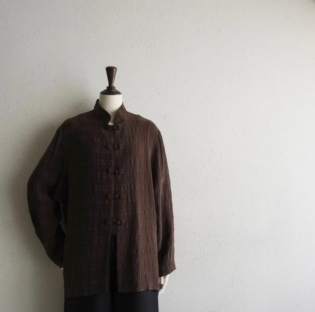 90s Asian Design Blouse Made in USA
