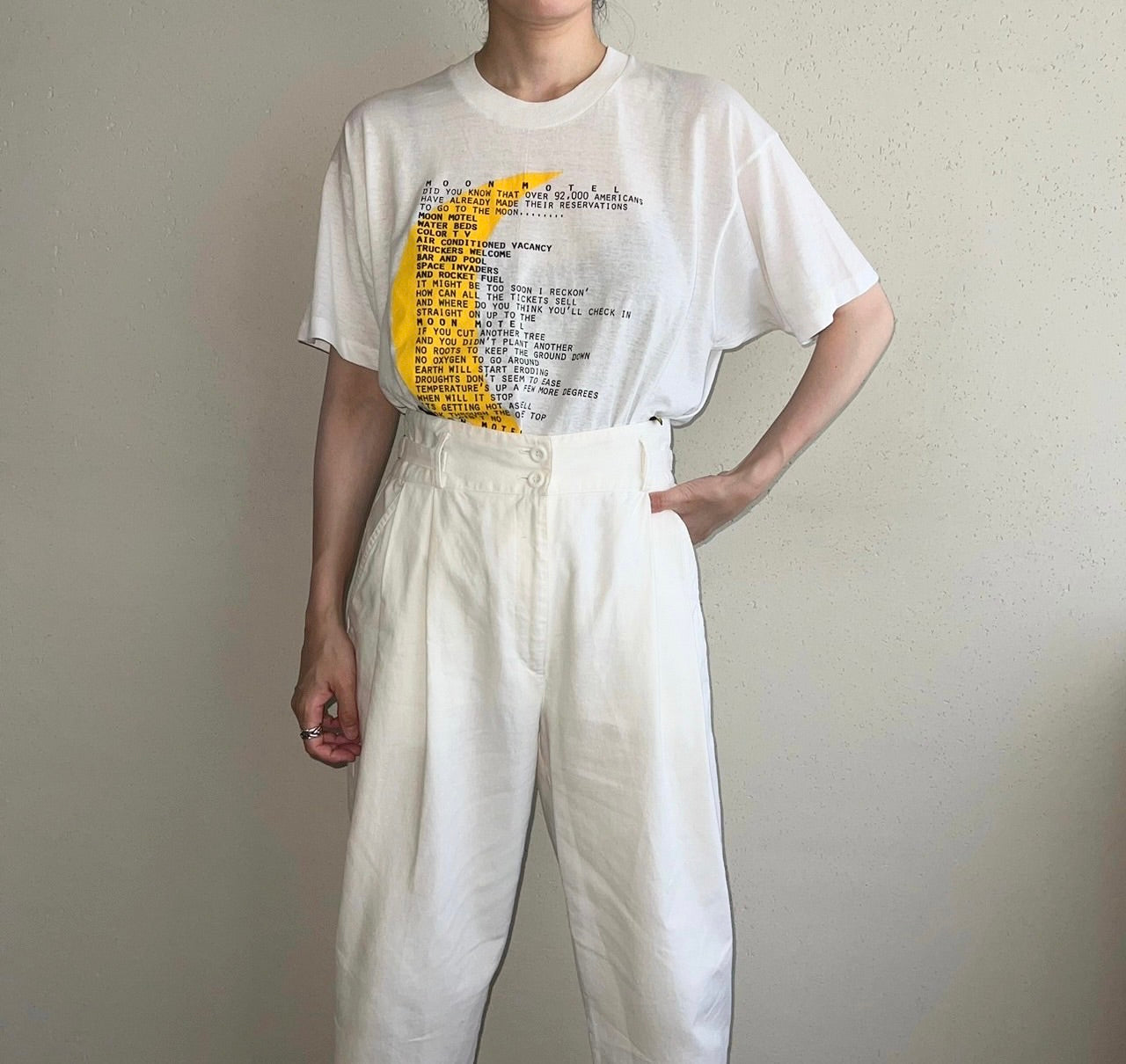 80s Printed T-shirt Made in USA