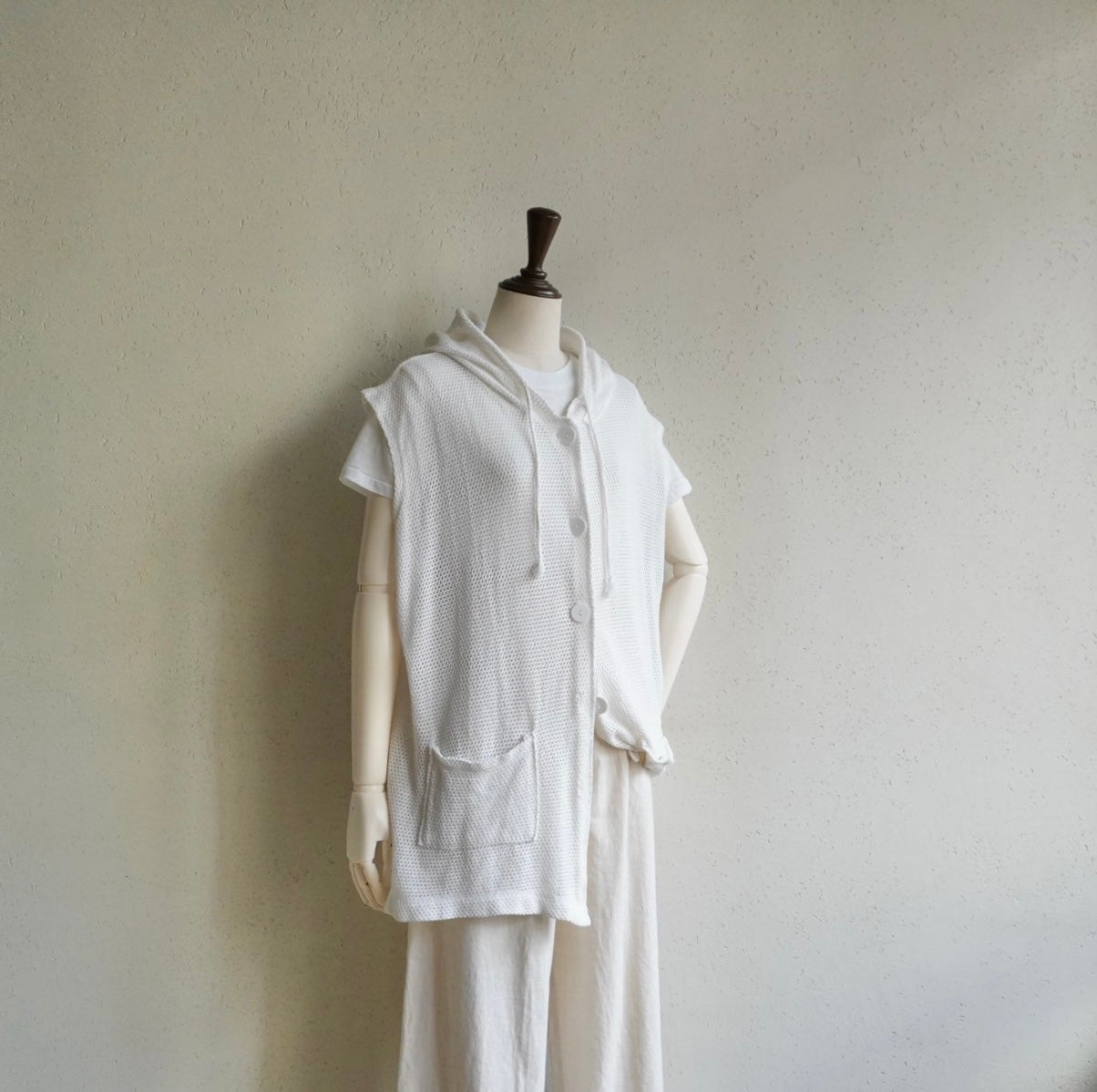 90s Mesh Sleeveless Top Made in USA