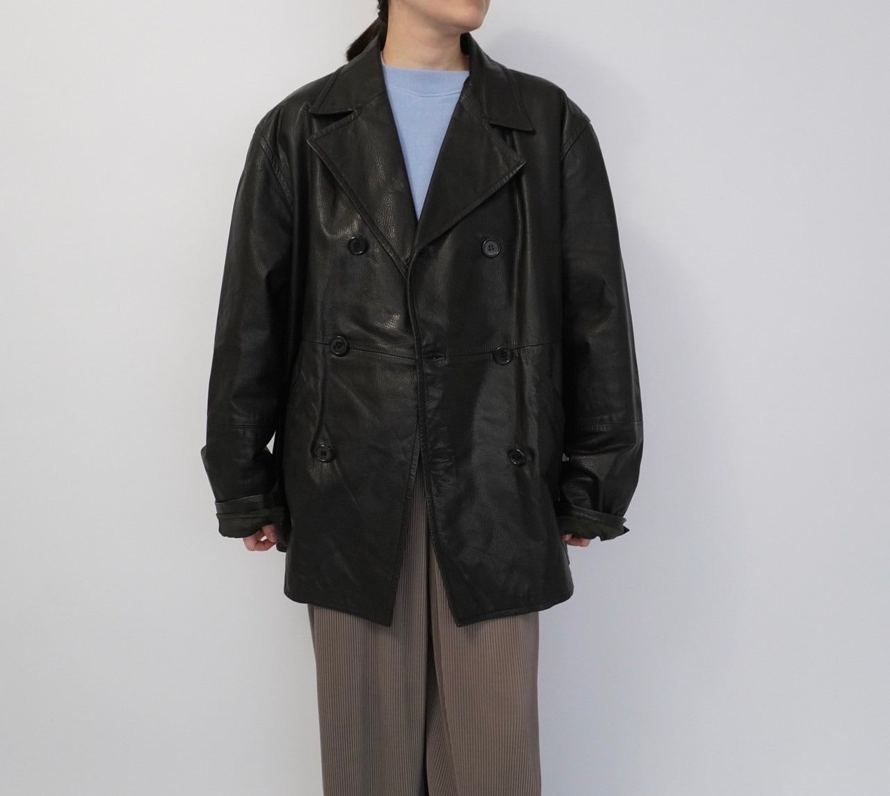 90s "Versus Gianni Versace" Leather Jacket Made in Italy