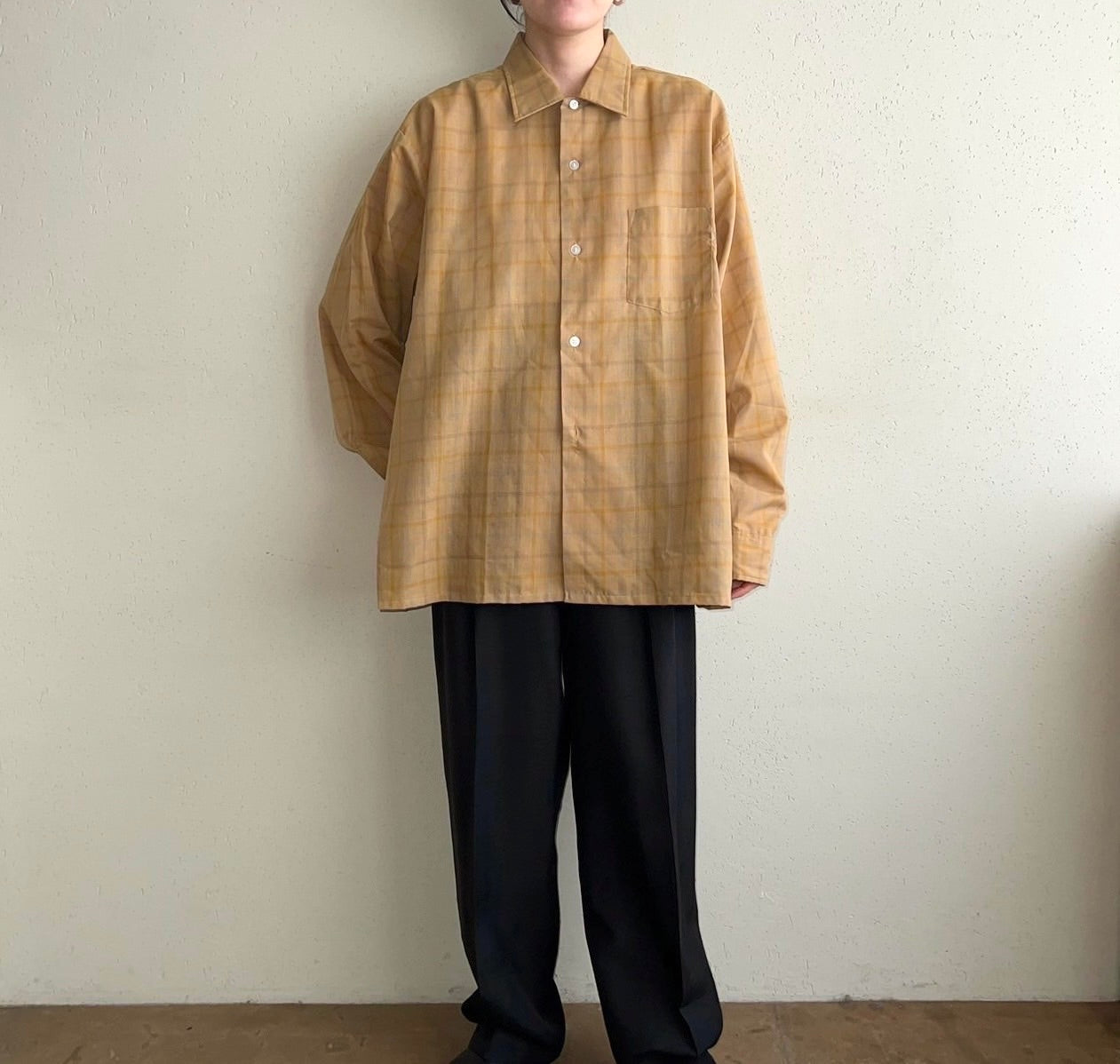 60s"B.V.D." Plaid Shirt