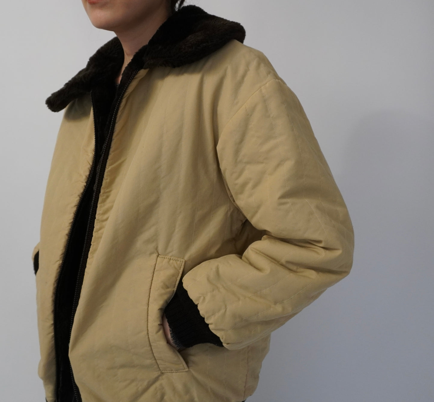 70s Fur Reversible Jacket