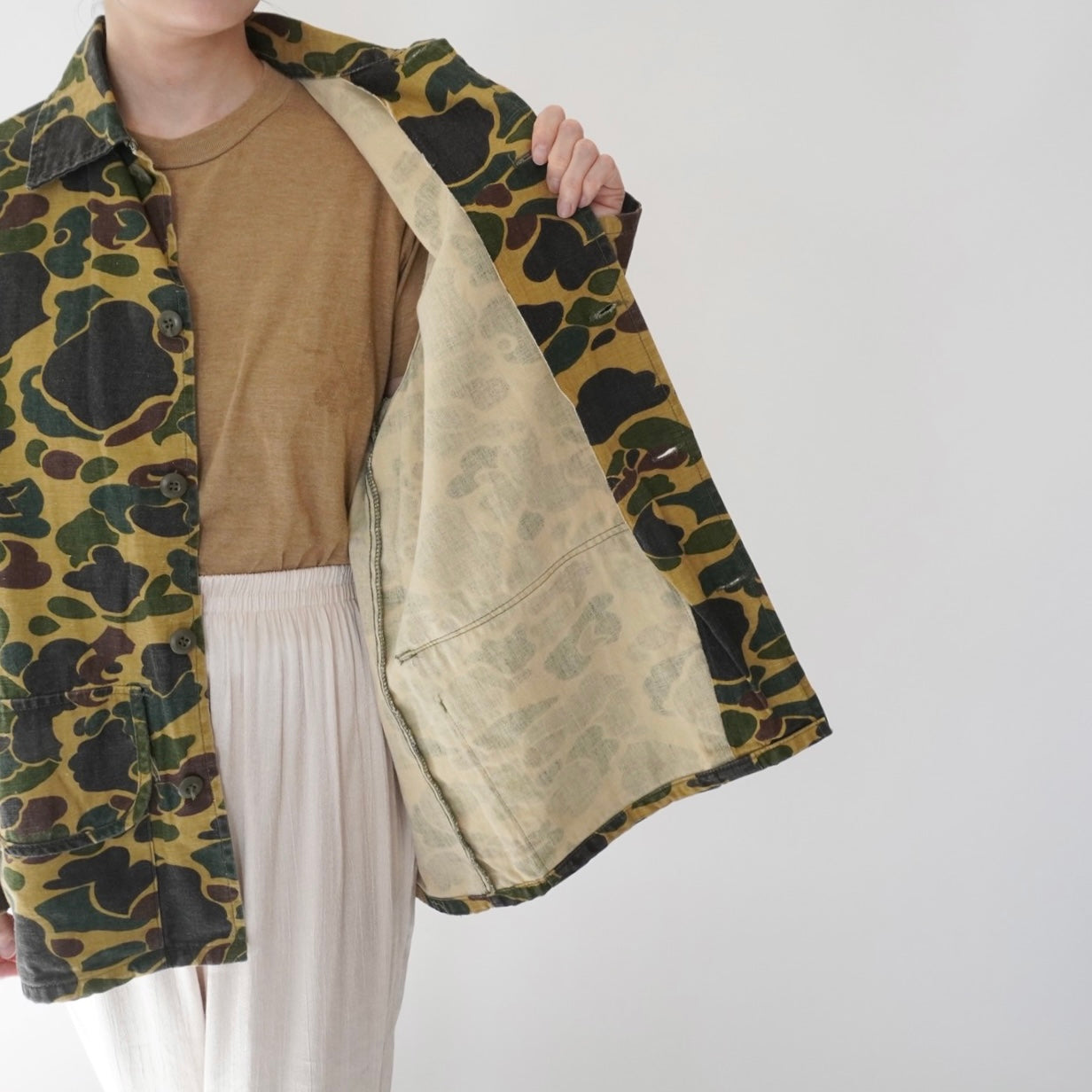 70s Camouflage Jacket Made in USA