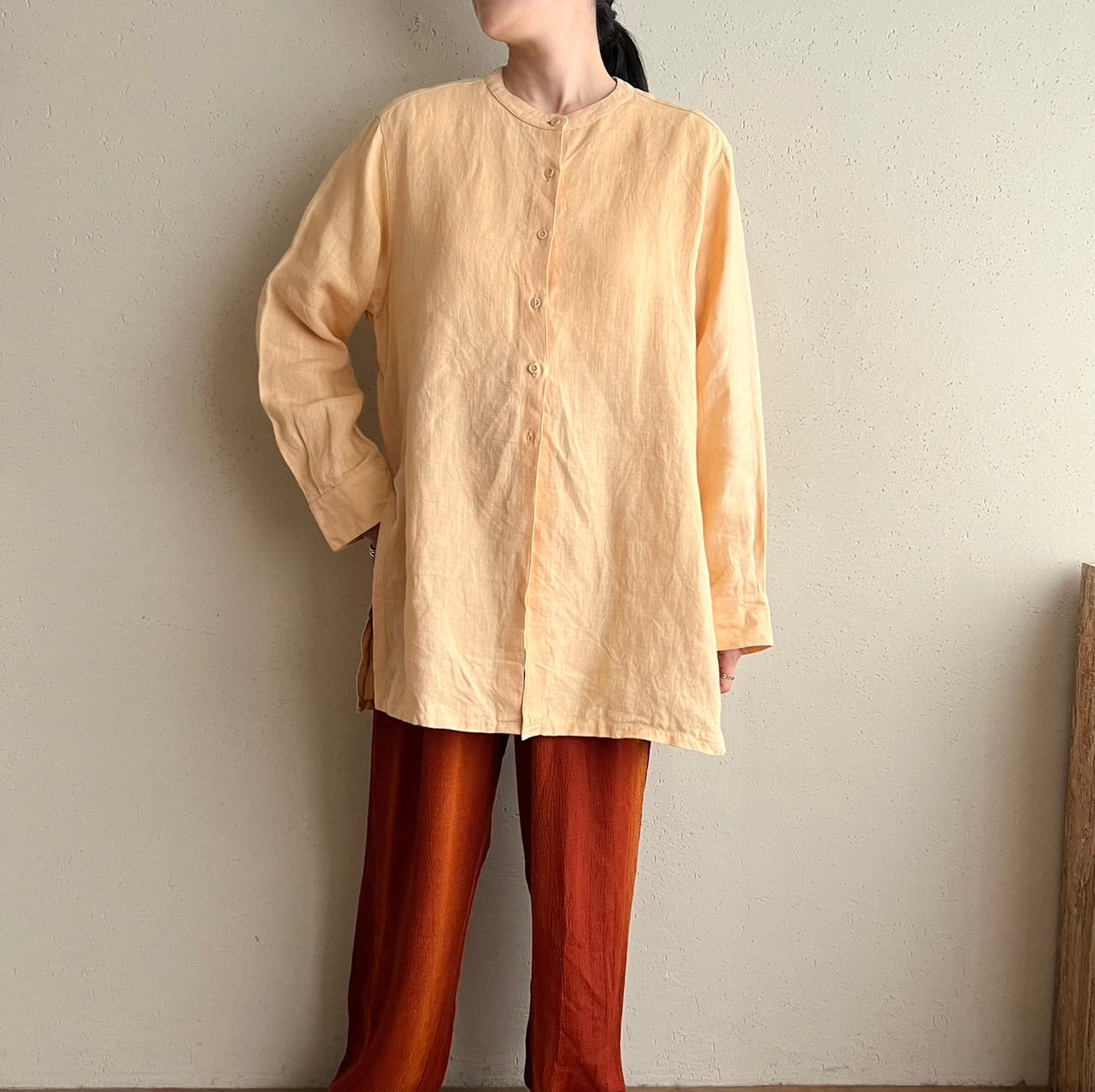 90s Linen Blouse