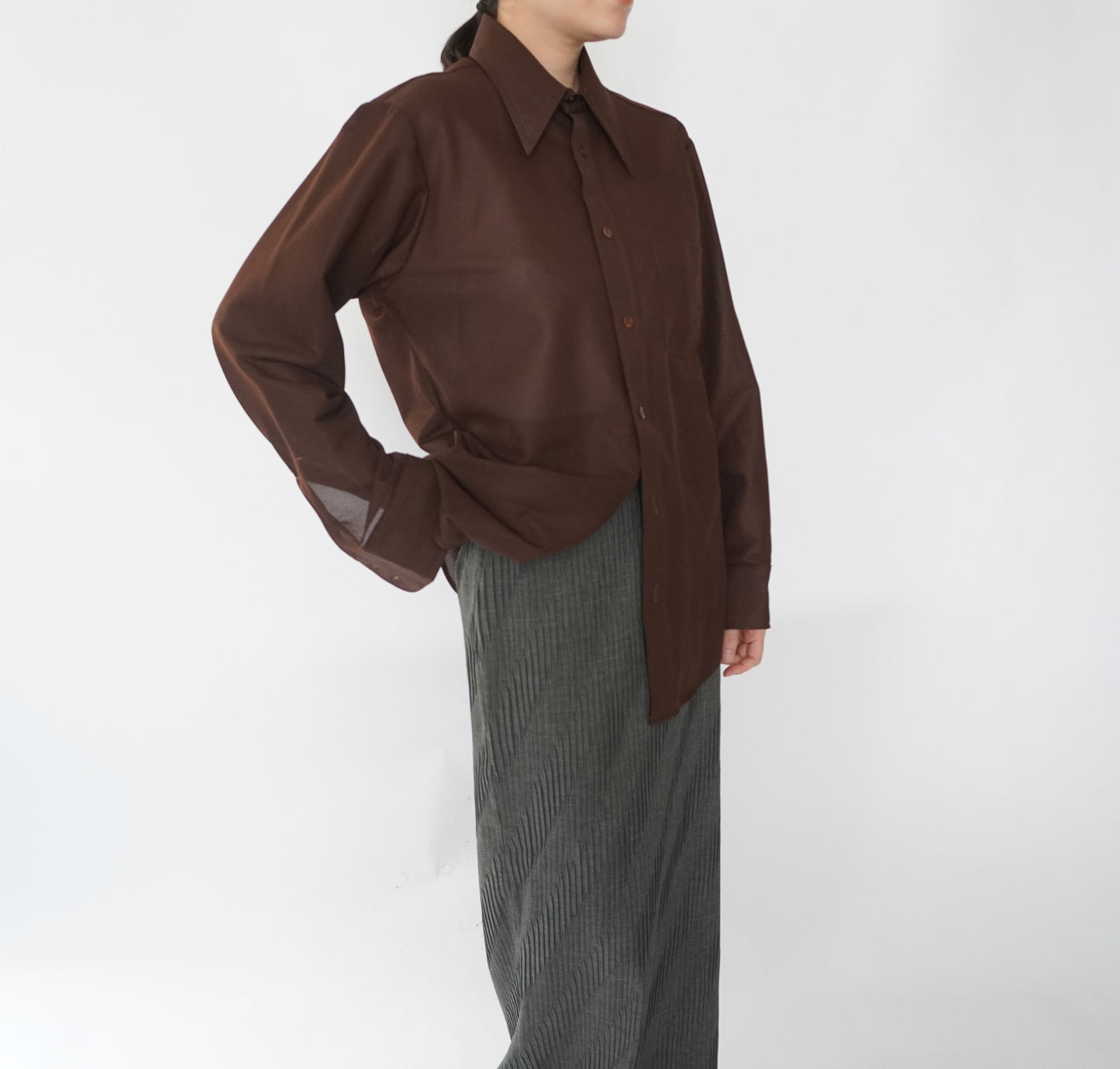 70s Brown Shirt