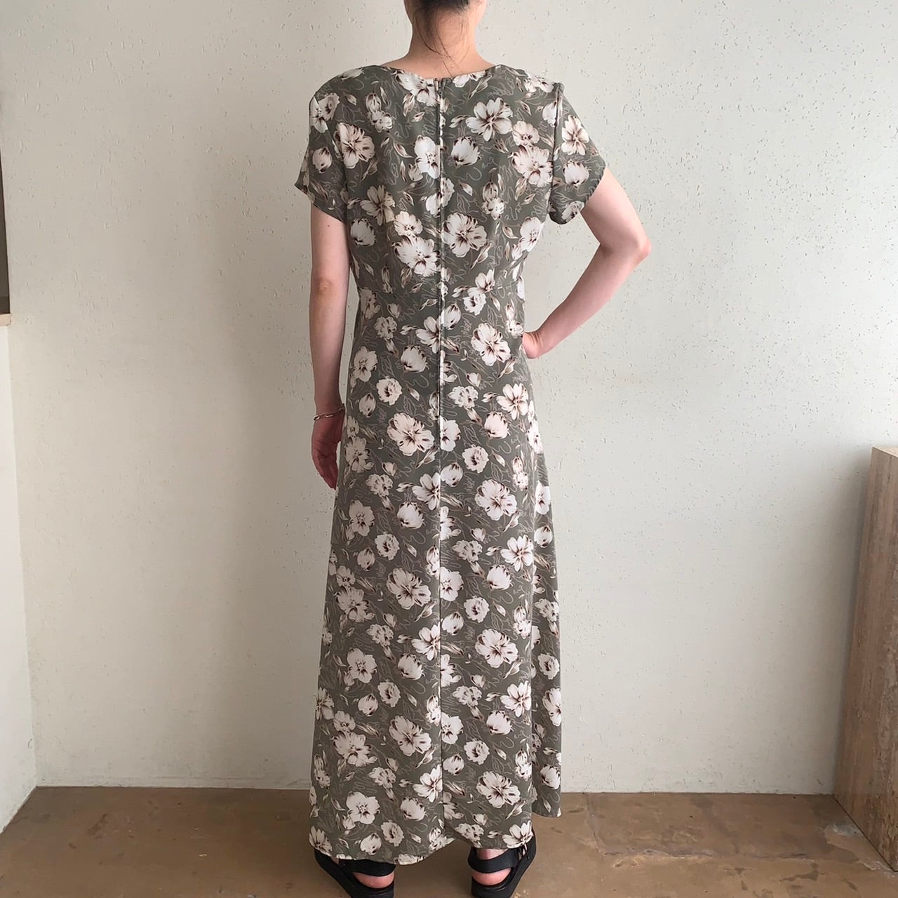 90s Printed Dress
