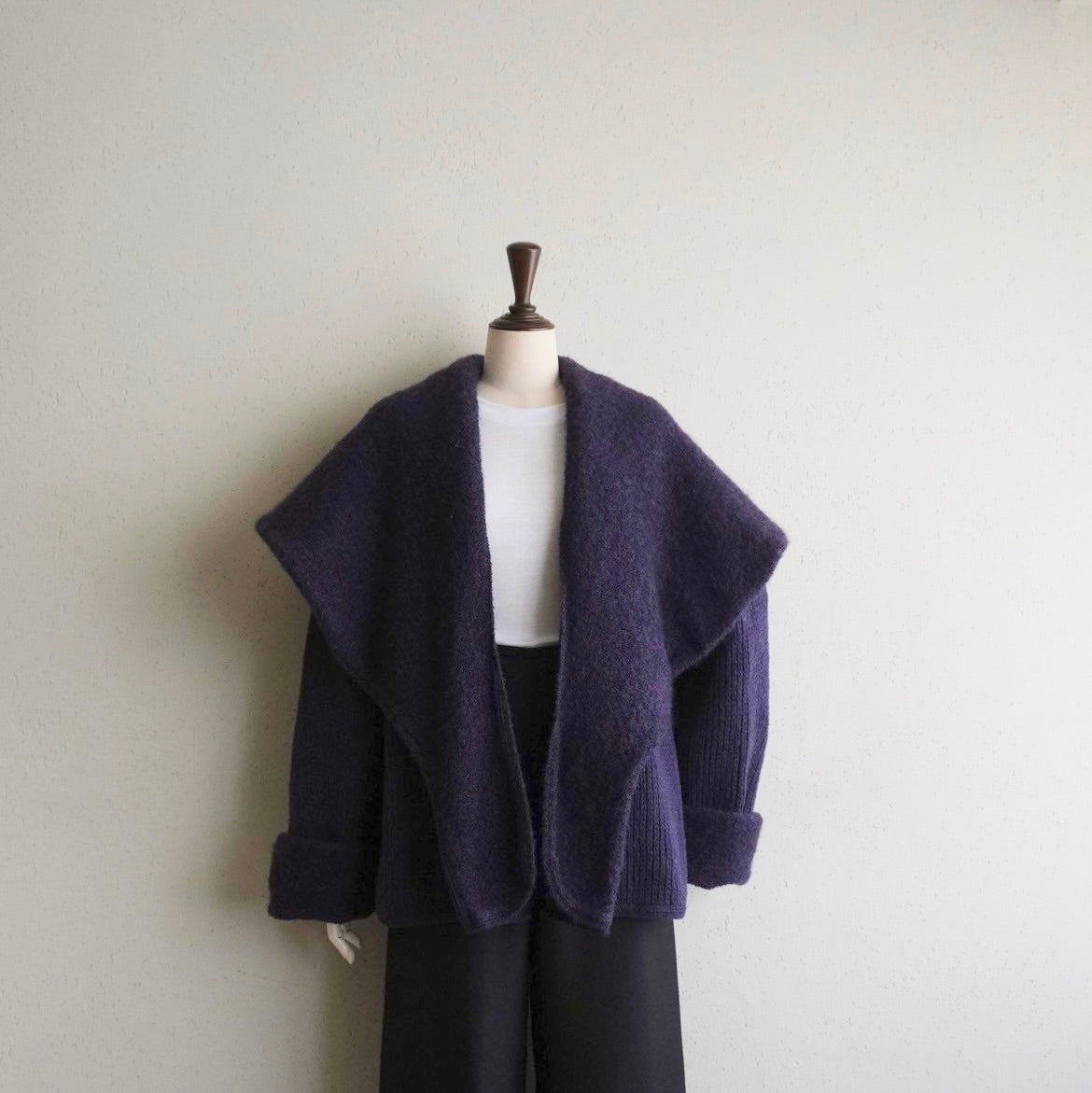 90s Knit Jacket Made in France Dead Stock