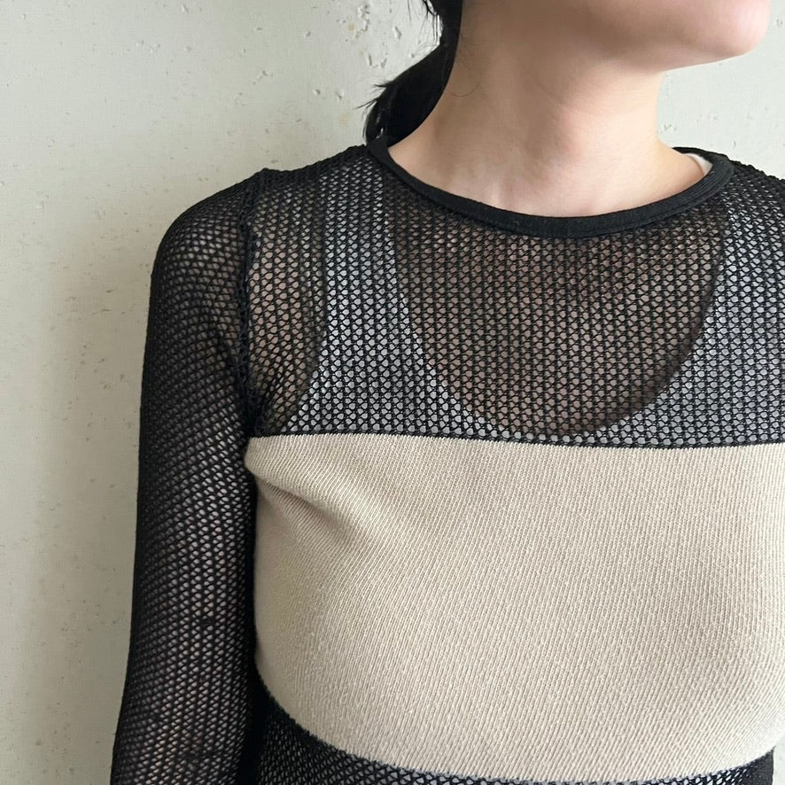 90s Design Mesh Top