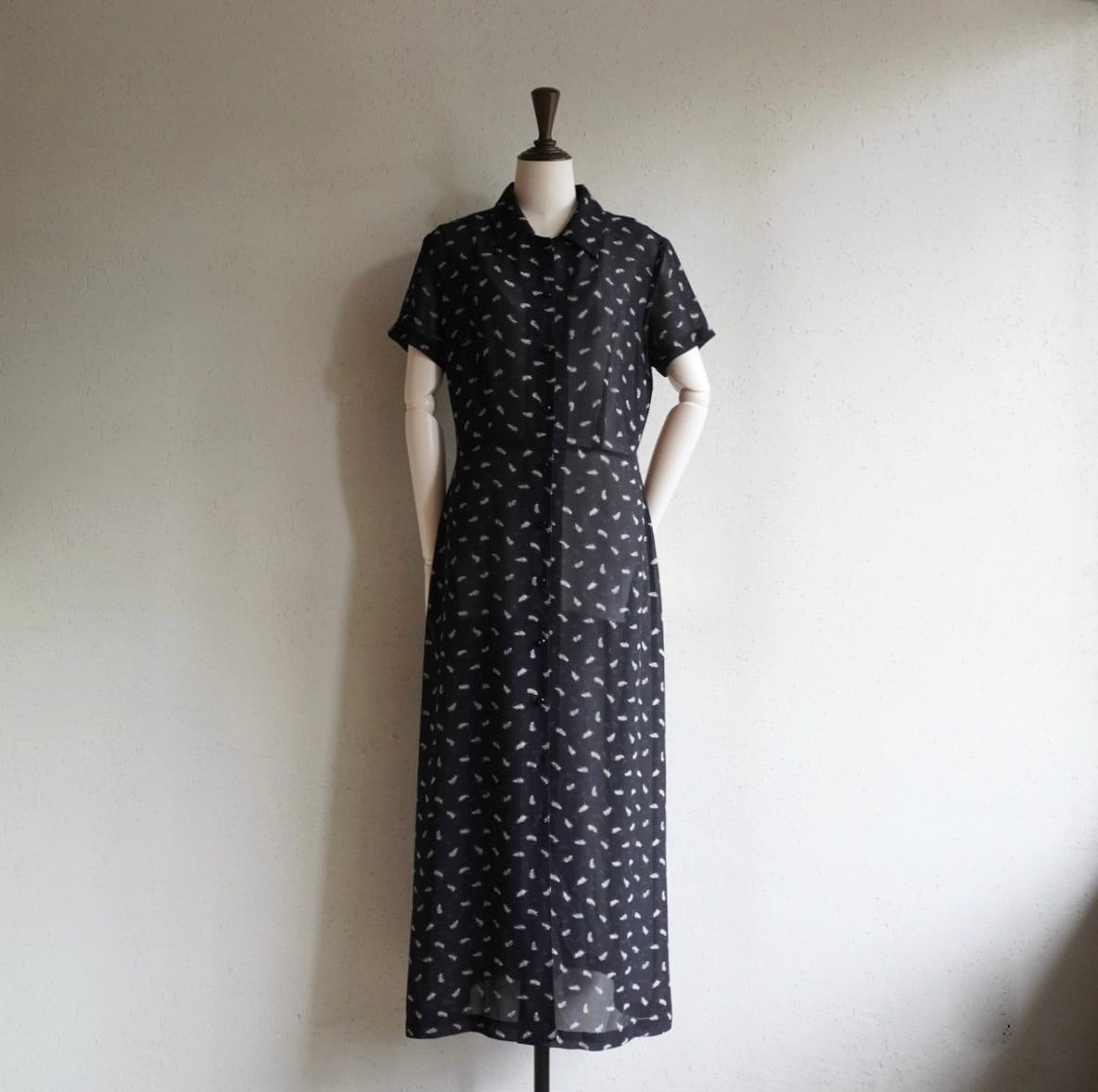 90s Printed Maxi Dress
