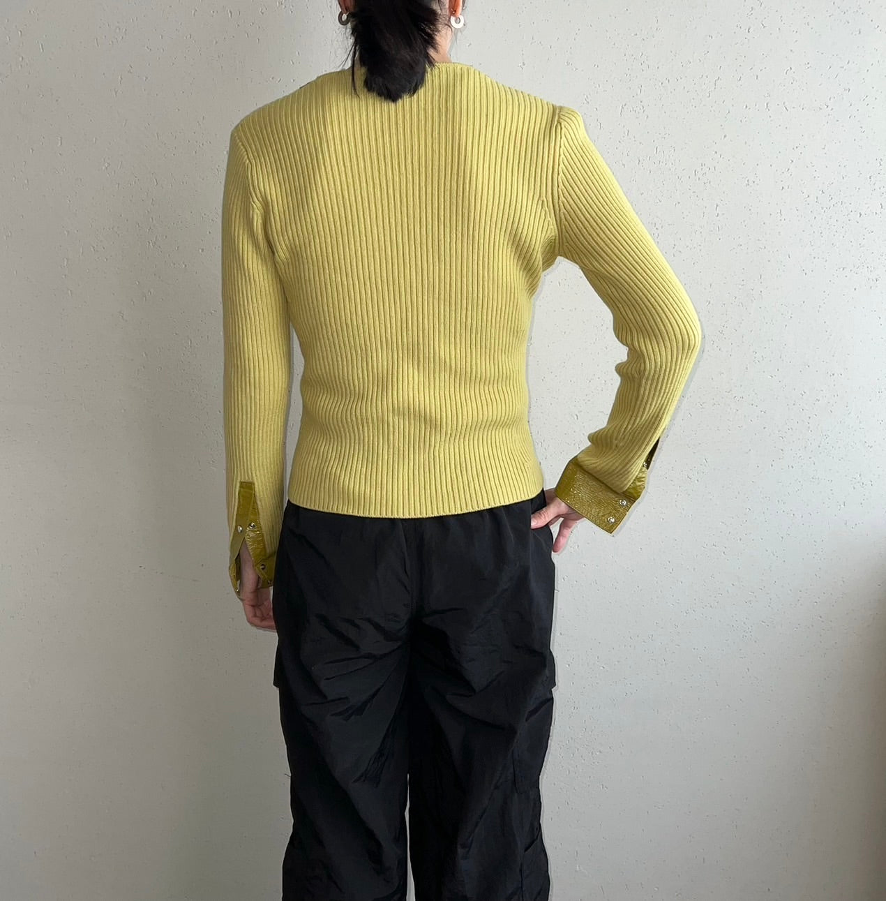 90s EURO Design Ribbed Top