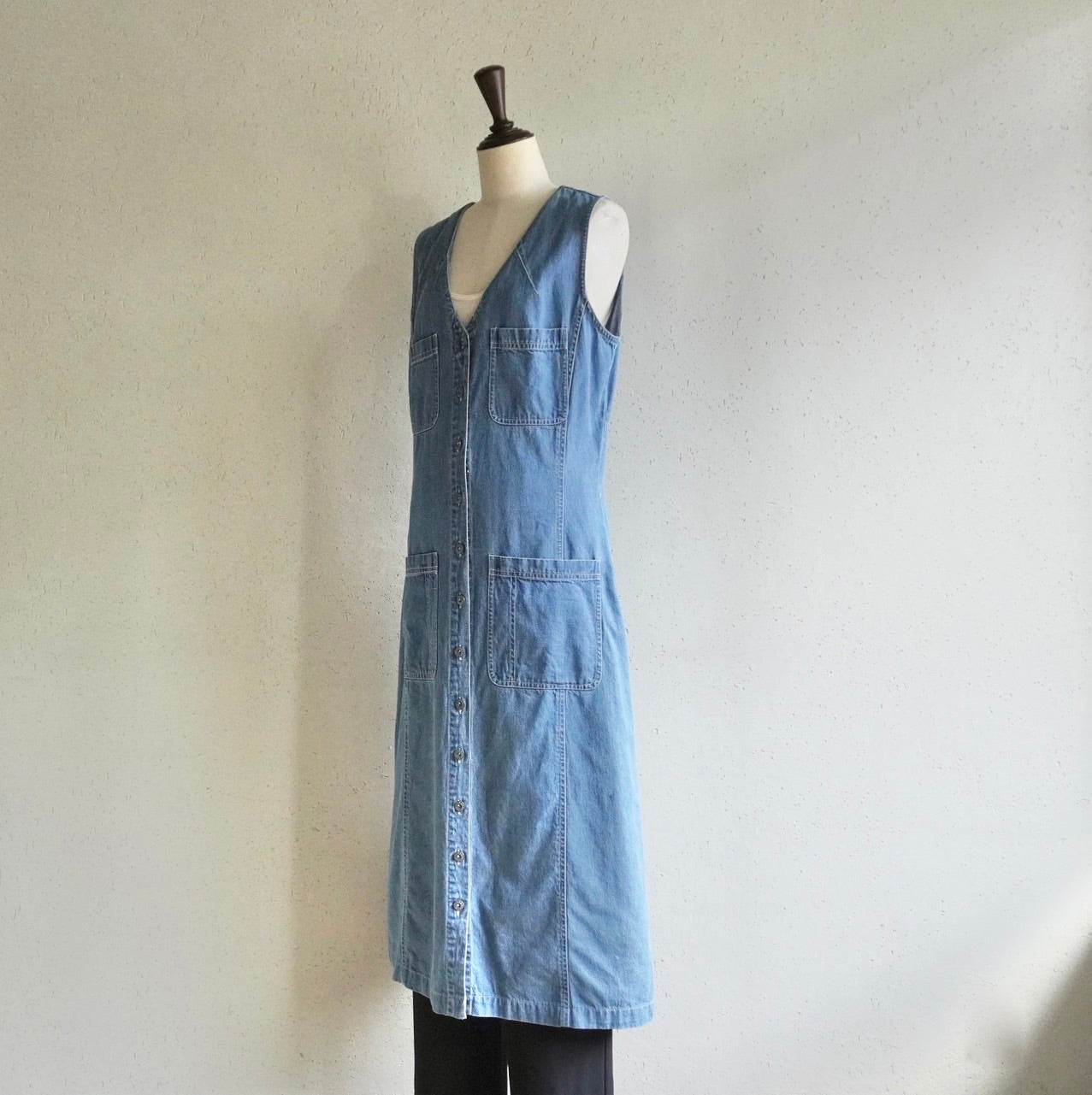 90s Denim Maxi Dress