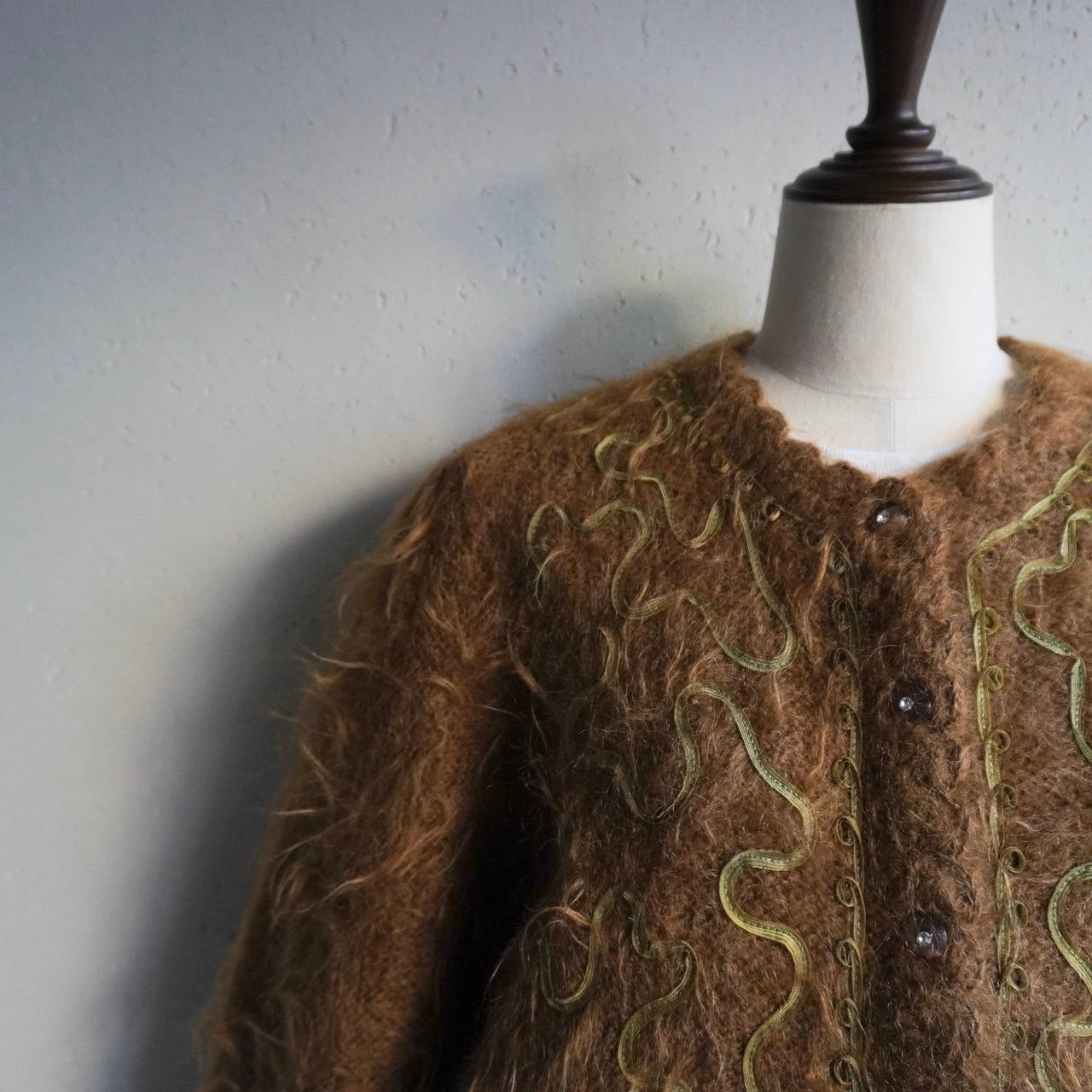 80s Design Knit Cardigan