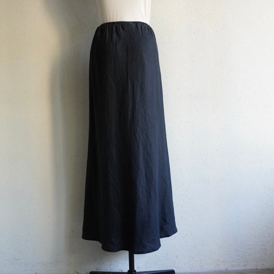 90s Linen Maxi Skirt Made in USA