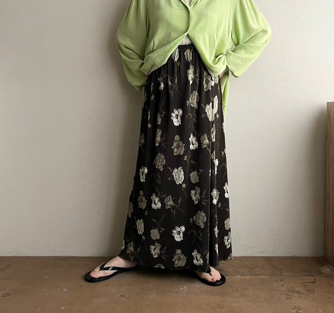 90s Pleated Skirt Made in USA