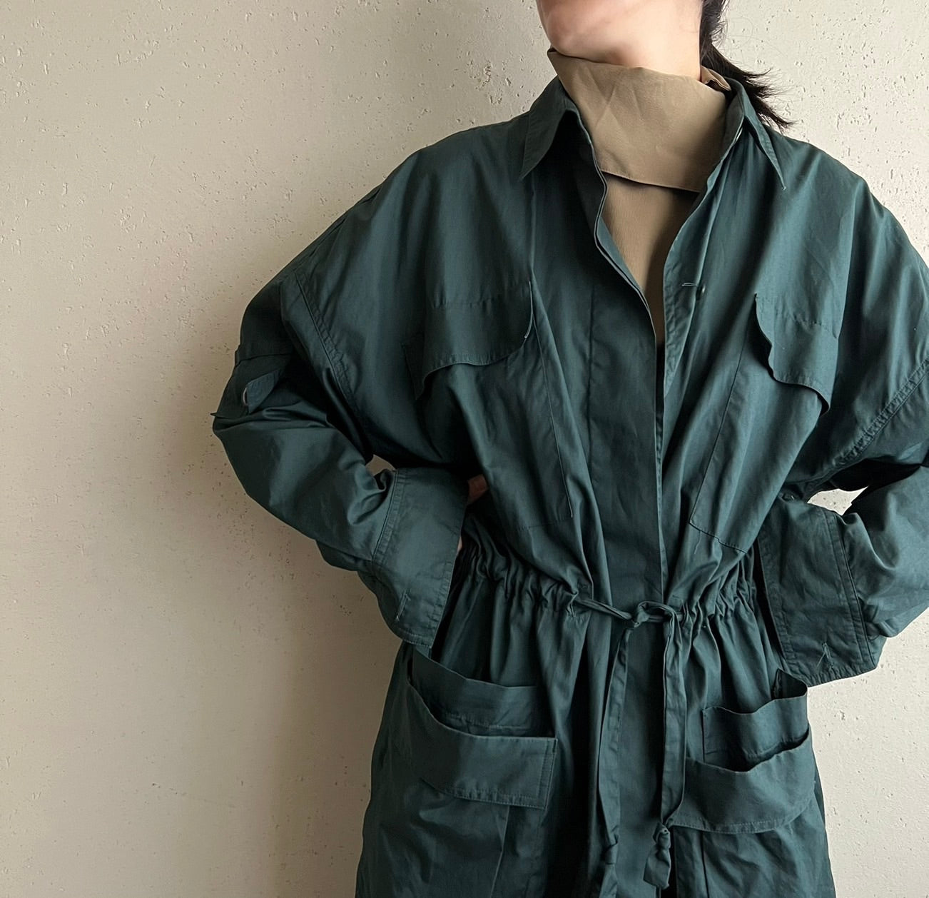 90s "ELLEN TRACY" Light Jacket