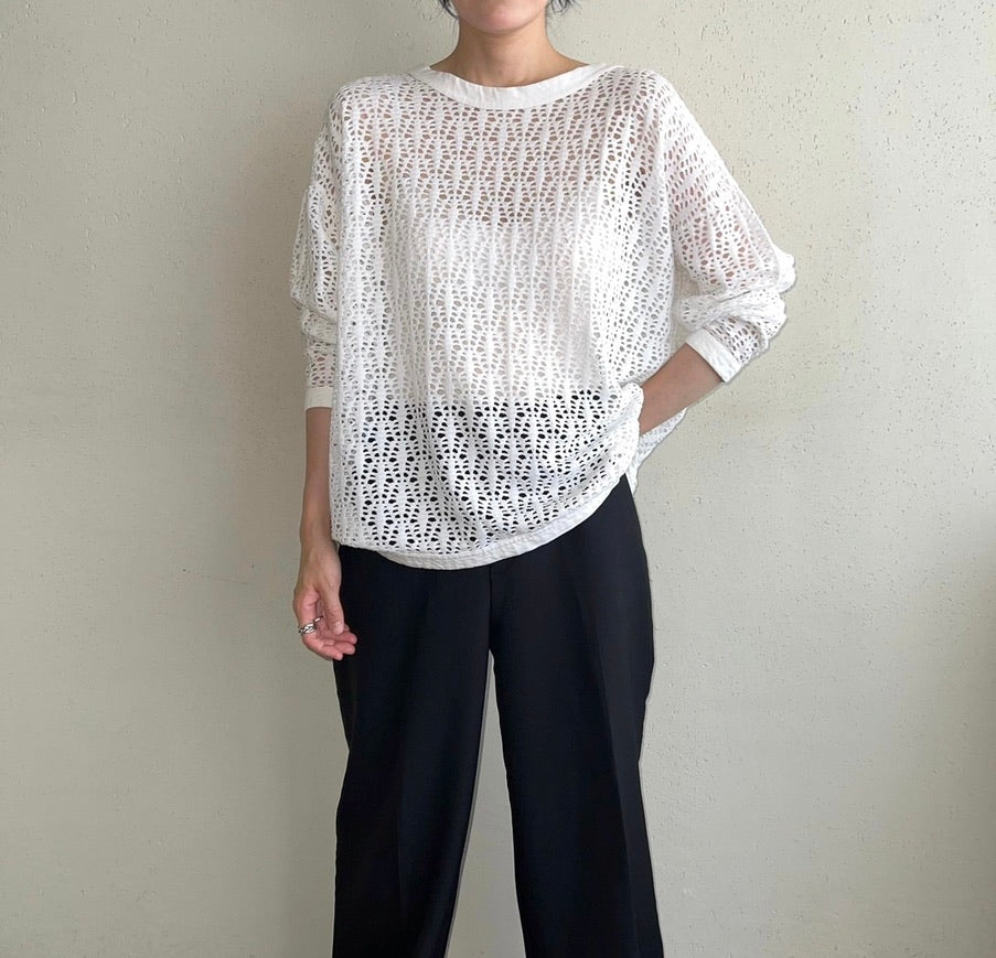 90s Crochet Top Made in USA