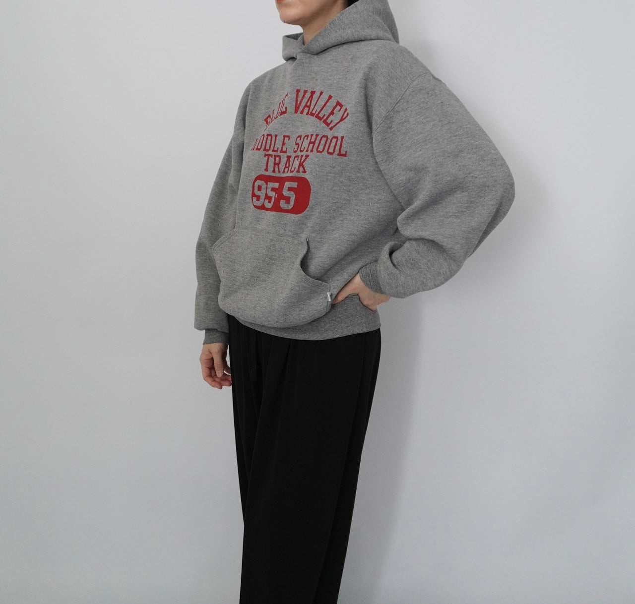 90s Hooded Sweater Made in USA