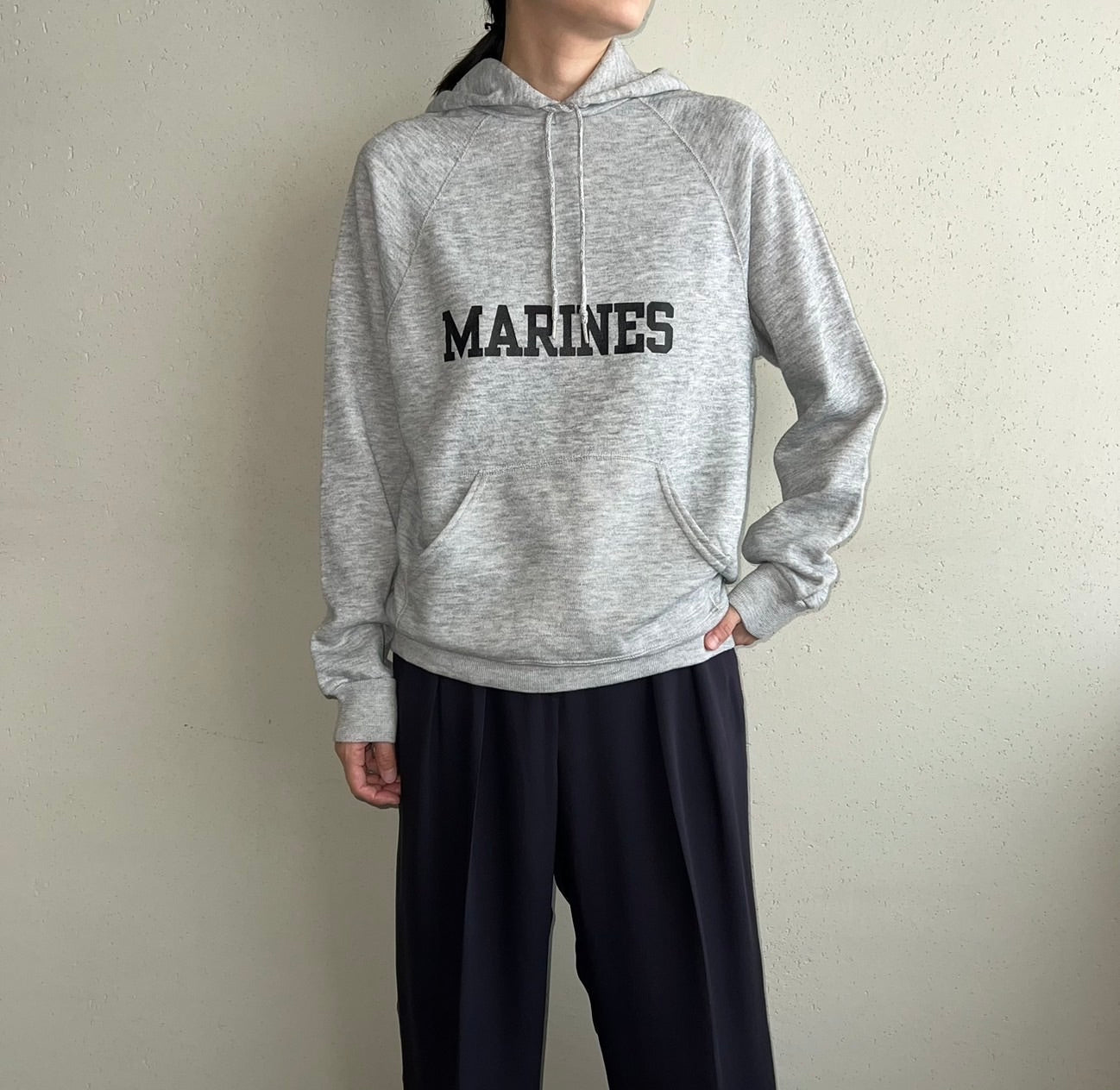 90s Hooded Sweater Made in USA