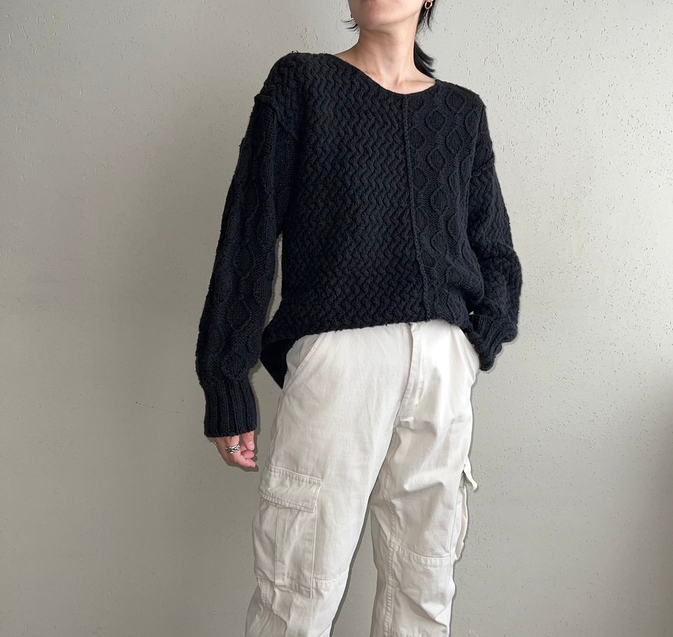 90s Hand Knit Top