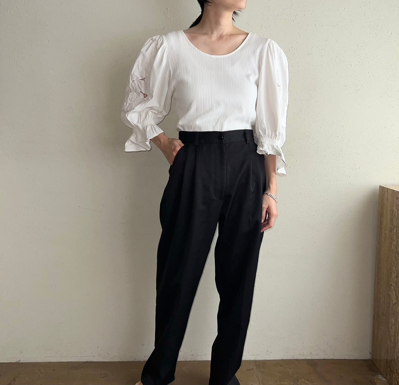 80s EURO Lace Design Top