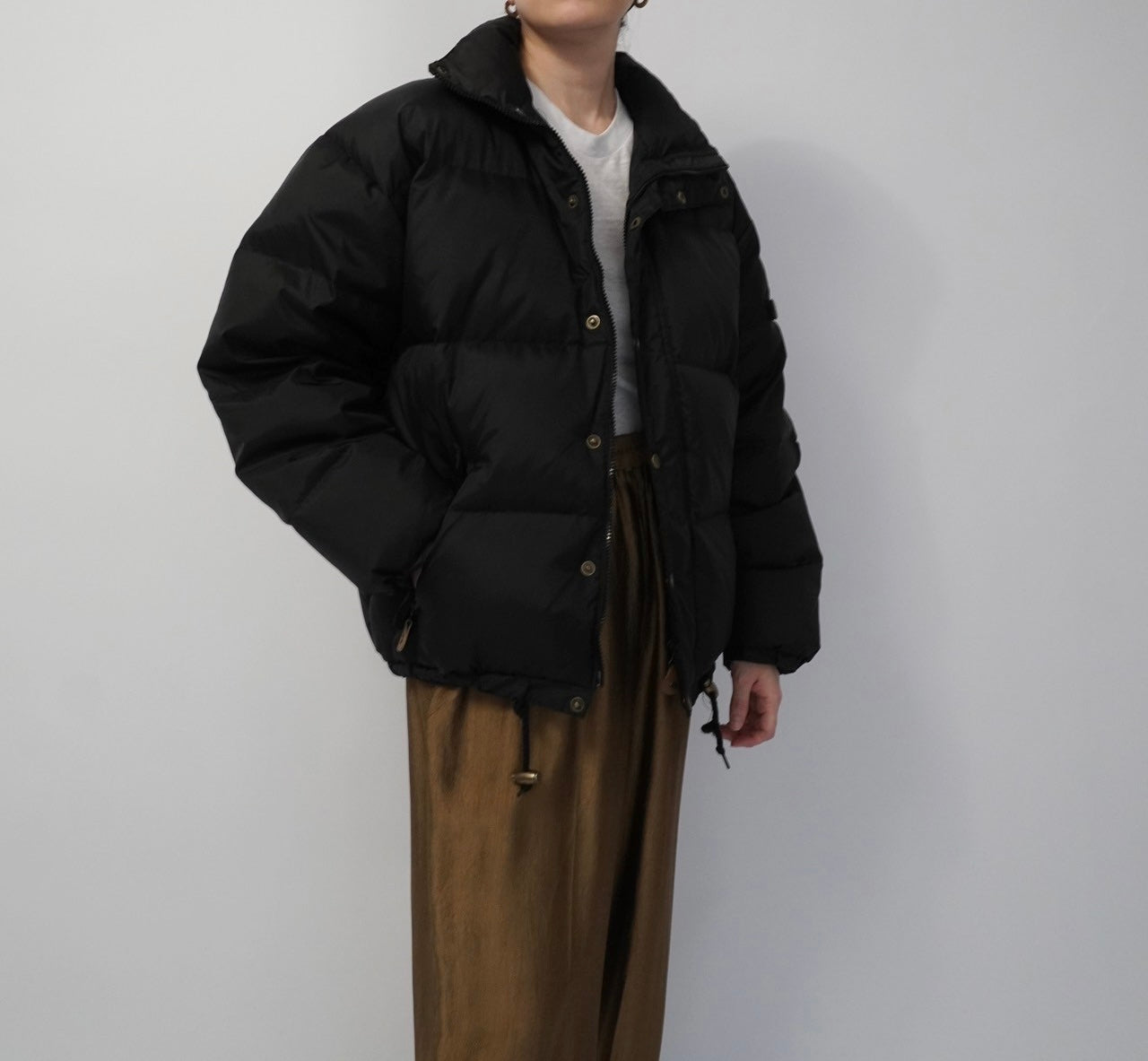90s Black Down Jacket