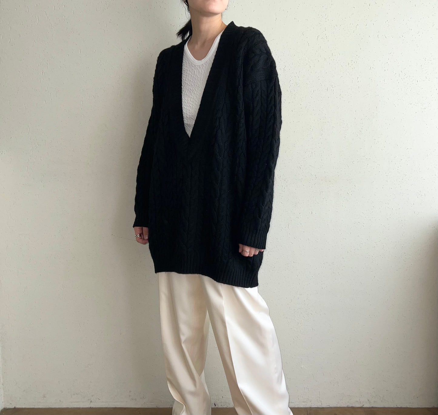 90s V-Neck Wool Knit