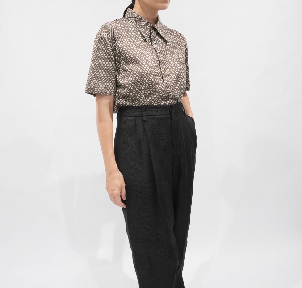 90s Pattern Top Made in Italy