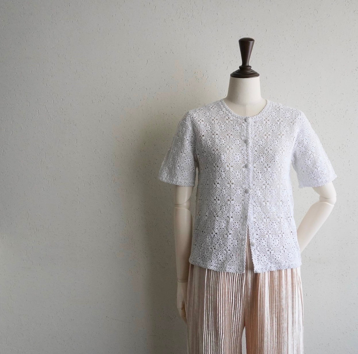 80s Hand Crocheted Top