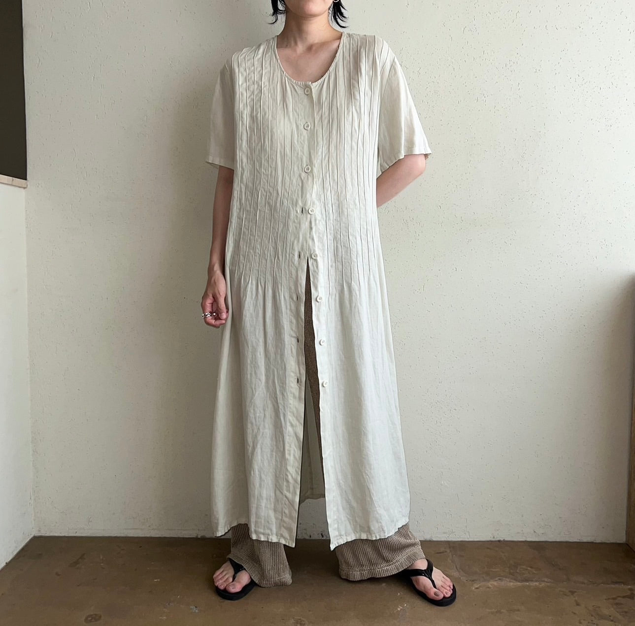 90s EURO Linen Dress