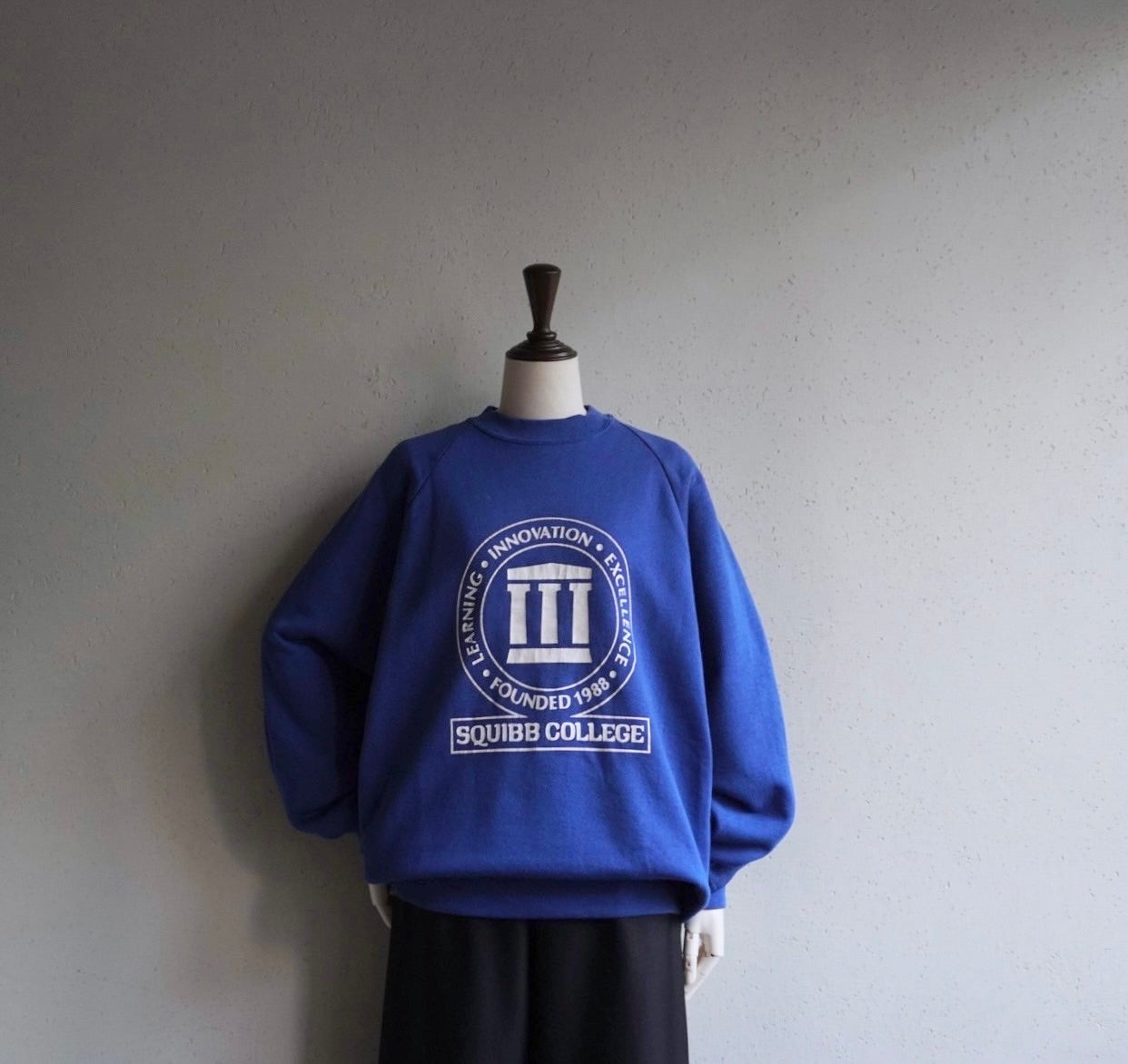 80s Printed Sweater Made in USA Dead Stock