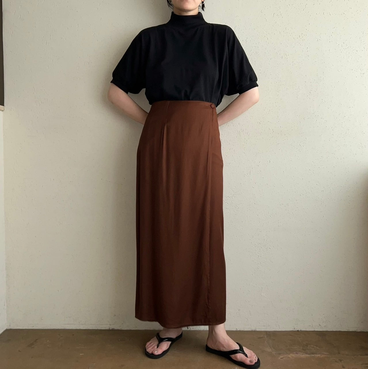90s Rayon Skirt