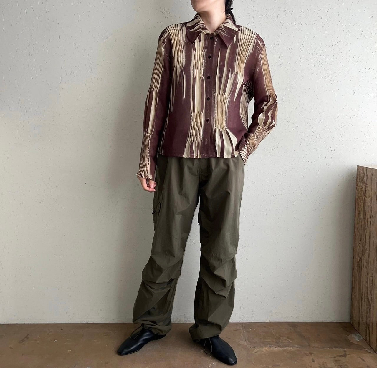 Pleated Design Shirt