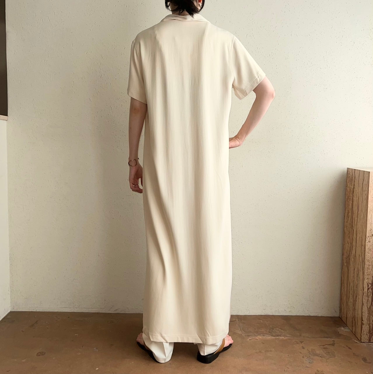 90s Silk Shirt Dress