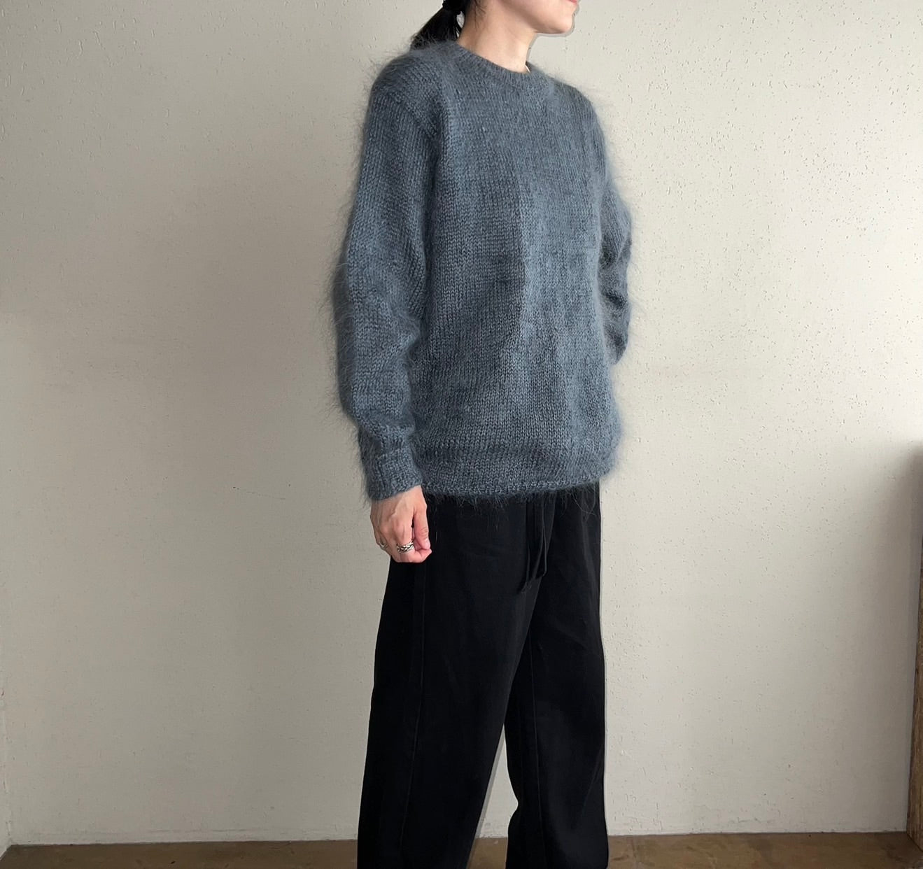 80s Blue Knit