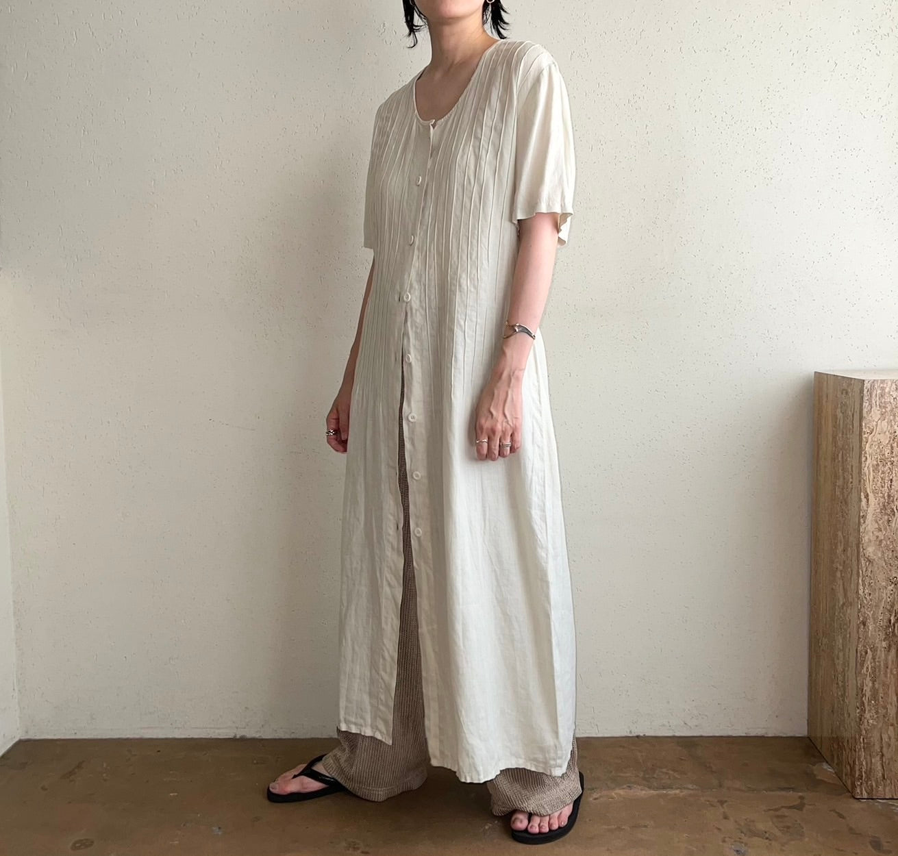 90s EURO Linen Dress