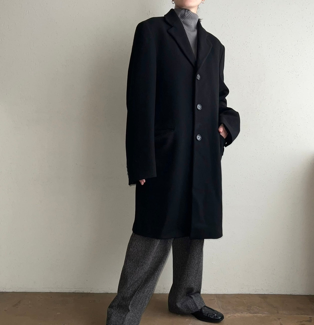 90s Cashmere Coat Made in Italy
