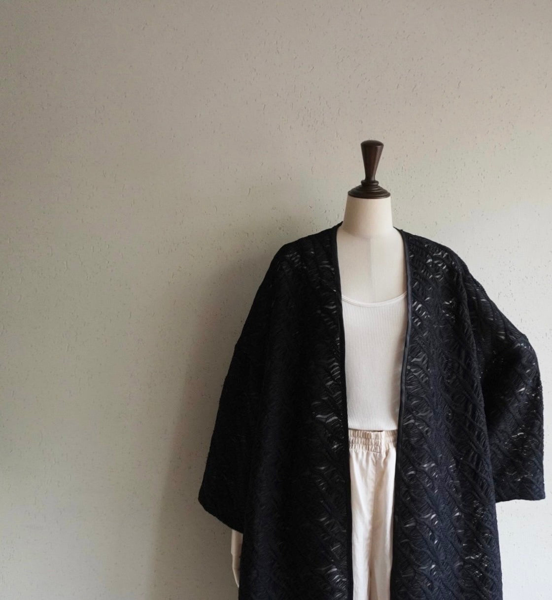 90s Black Robe Made in UK
