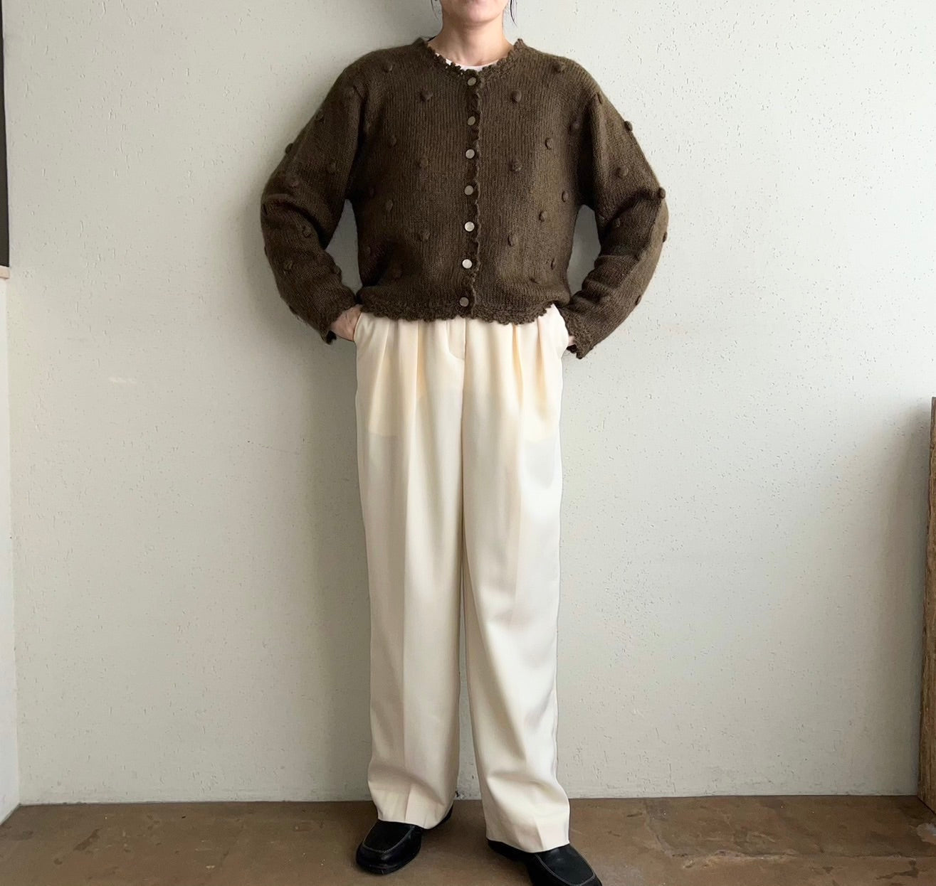 90s Design Knit Cardigan
