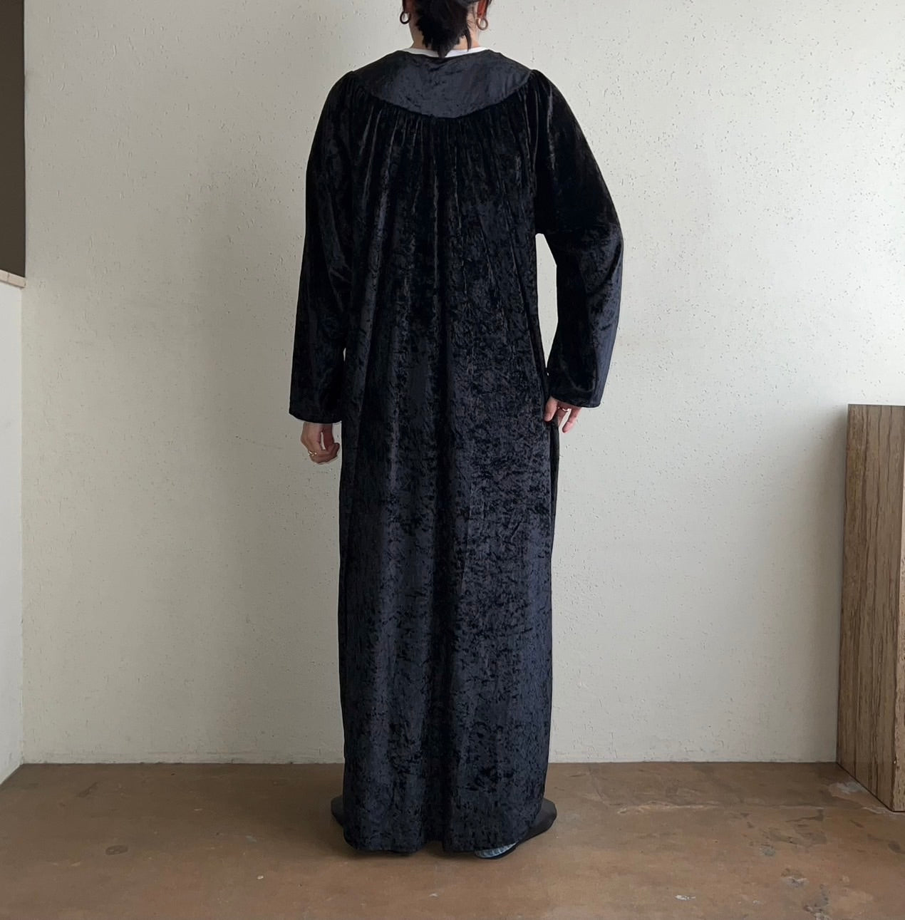 90s EURO Velour Dress
