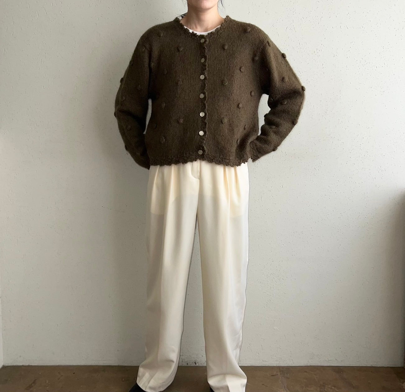 90s Design Knit Cardigan