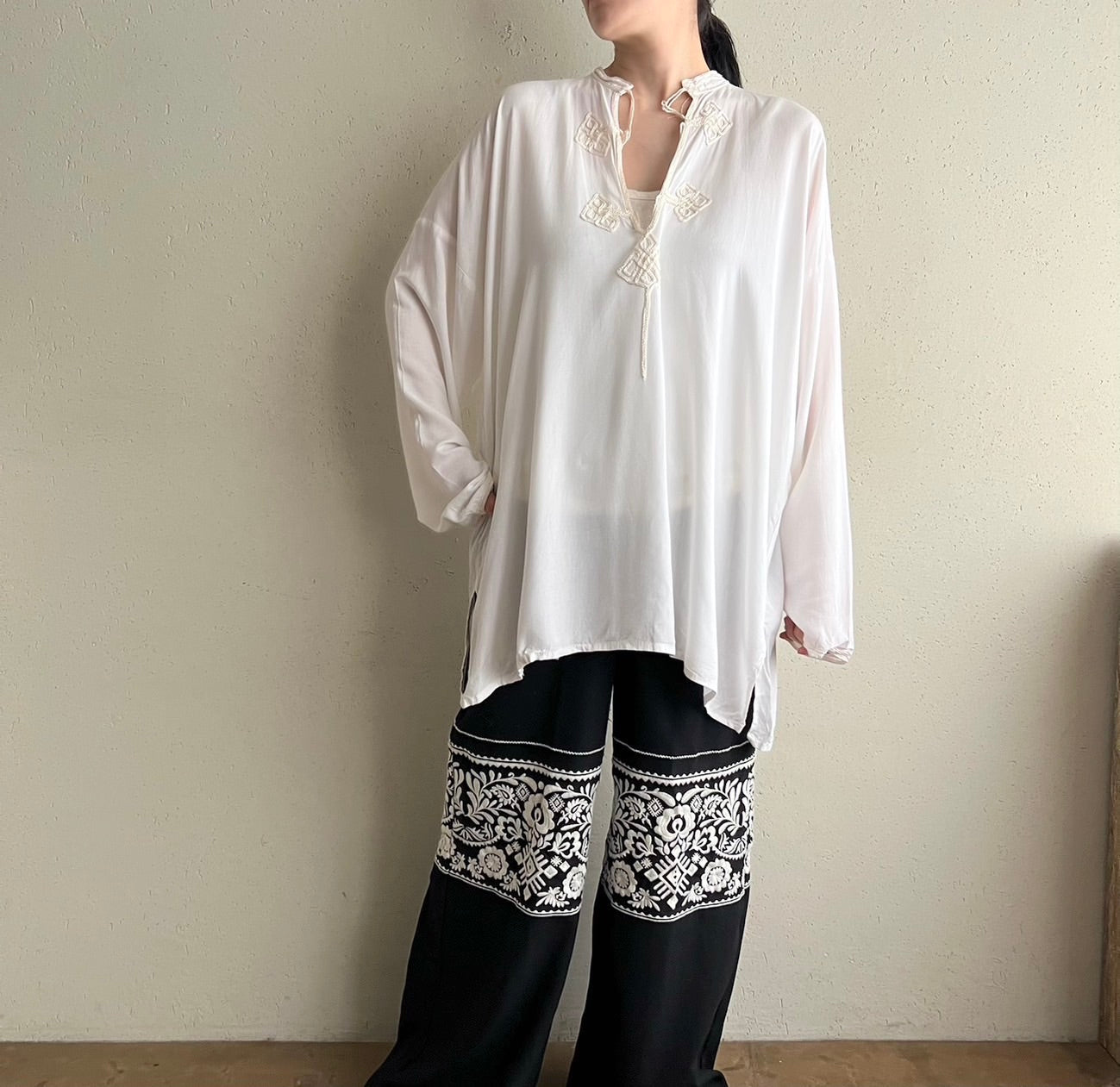 80s Embroidery Tunic