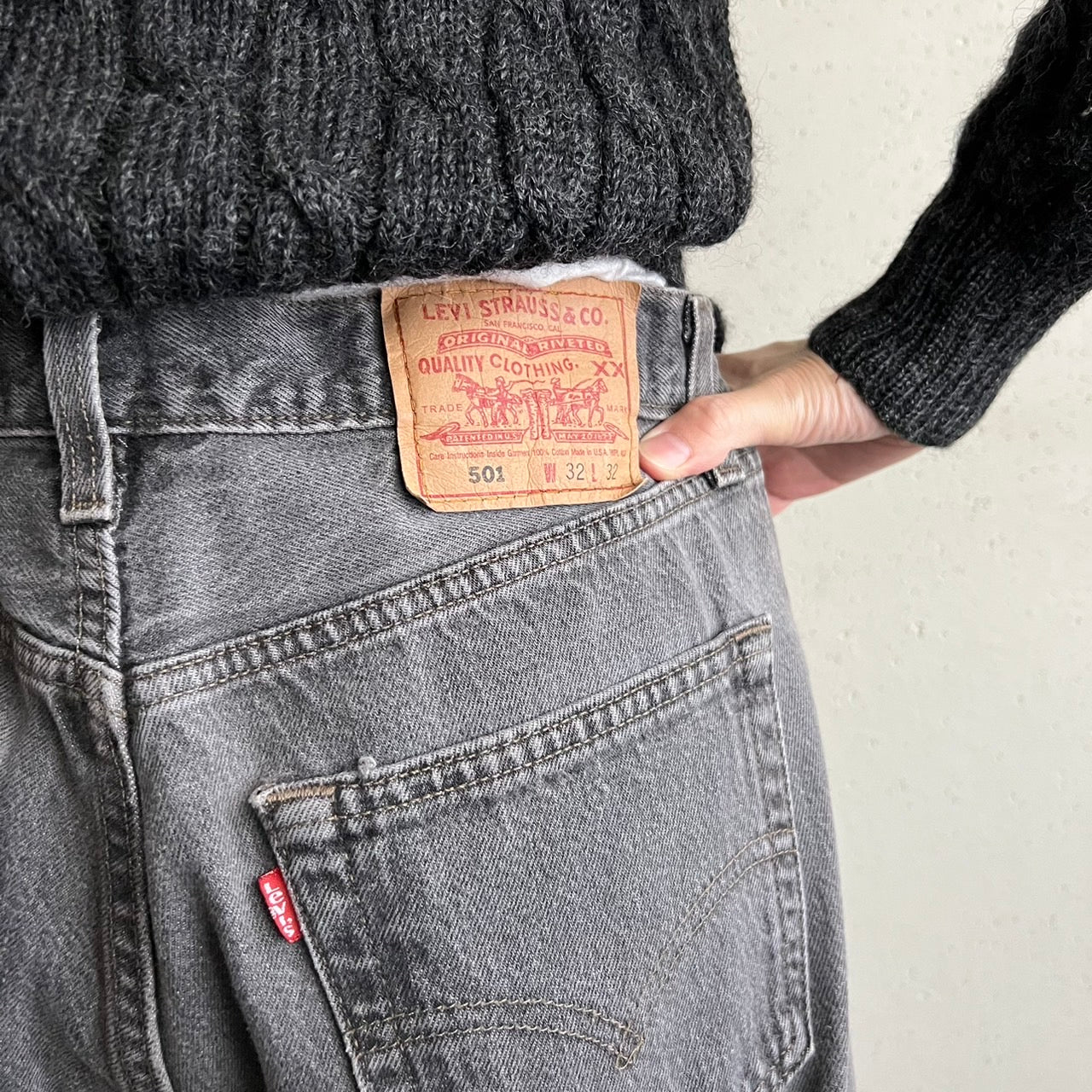 90s Levis Black 501 Made in USA