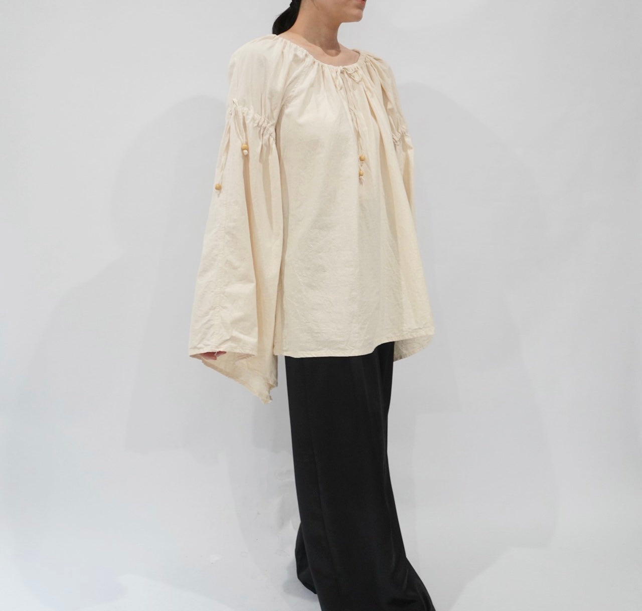 90s Cotton Ivory Tunic