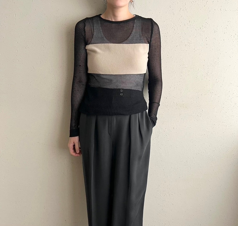 90s Design Mesh Top