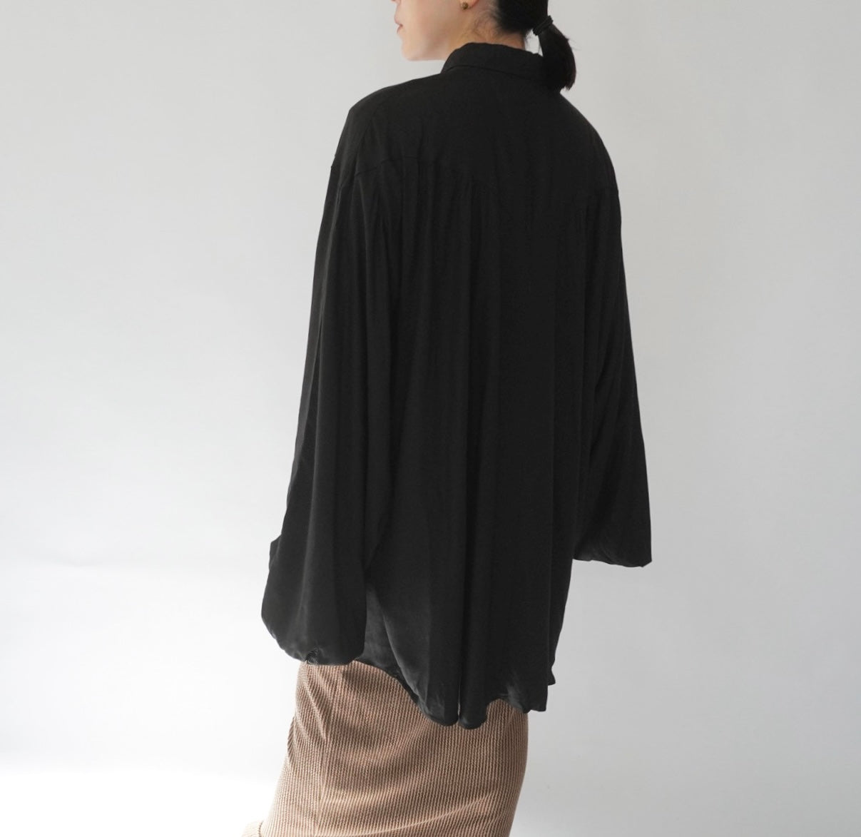 90s Black Oversized Shirt